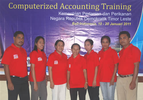 computerized accounting training Timor Leste