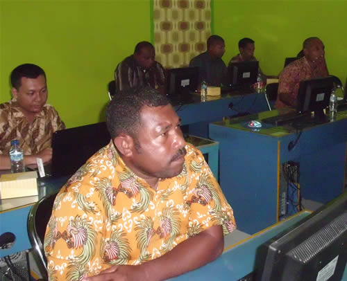 BKPLA Prov. Papua Training Web Design di Smile Group