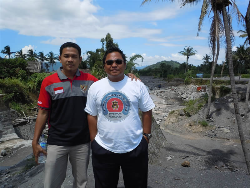Puslitbang Geologi Kelautan Bandung di Lokasi Dampak Lahar Dingin Merapi